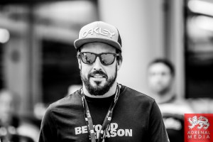 Fernando Alonso visiting Bahrain