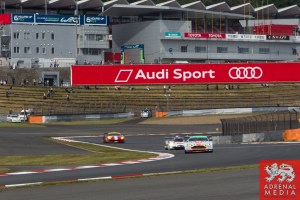 Audi Sport Banner Free Practice 1 at Fuji Speedway - Shizuoka Prefecture - Japan