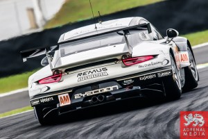 Christian Ried (DEU) / Klaus Bachler (AUT) / Khaled Al Qubaisi (ARE) / Car #88 LMGTE AM Proton Competition (DEU) Porsche 911 RSR - 6 Hours of Sao Paulo at Interlagos Circuit - Sao Paulo - Brazil