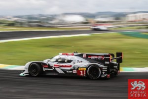Lucas Di Grassi (BRA) / Loic Duval (FRA) / Tom Kristensen (DNK) / Car #1 LMP1 Audi Sport Team Joest (DEU) Audi R18 e-tron quattro - 6 Hours of Sao Paulo at Interlagos Circuit - Sao Paulo - Brazil
