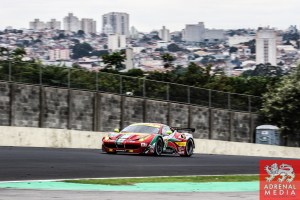 Davide Rigon (ITA) / James Calado (GBR) / Car #71 LMGTE PRO AF Corse (ITA) Ferrari F458 Italia - 6 Hours of Sao Paulo at Interlagos Circuit - Sao Paulo - Brazil