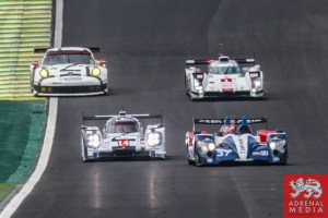 Romain Dumas (FRA) / Neel Jani (CHE) / Marc Lieb (DEU) / Car #14 LMP1 Porsche Team (DEU) Porsche 919 Hybrid - 6 Hours of Sao Paulo at Interlagos Circuit - Sao Paulo - Brazil