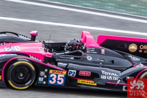 David Cheng (USA) / Ho-Pin Tung (NLD) / Mark Patterson (USA) / Car #35 LMP2 OAK RACING (FRA) Morgan - Judd Free Practice 3 - 6 Hours of Shanghai at Shanghai International Circuit - Shanghai - China