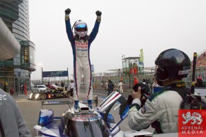 Anthony Davidson (GBR) / Sebastien Buemi (CHE) / Car #8 LMP1 Toyota Racing (JPN) Toyota TS 040 - Hybrid win the Race - 6 Hours of Shanghai at Shanghai International Circuit - Shanghai - China