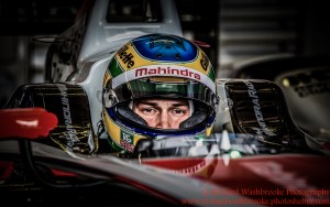 21 Bruno Senna (BRA) Mahindra Racing Formula E Team FormulaE Test Day Donnington Park 10th August 2015 Photo: - Richard Washbrooke Photography
