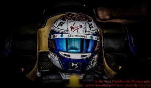 2 Sam Bird (GBR) DS Virgin Racing Formula E Team FormulaE Test Day Donnington Park 10th August 2015 Photo: - Richard Washbrooke Photography