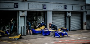 9 Sebastien Buemi (CHE) Renault e.Dams FormulaE Test Day Donington Park 11th August 2015 Photo: - Richard Washbrooke Photography