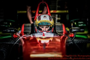 66 Daniel Abt (DEU) ABT Schaeffler Audi Sport FormulaE Test Day Donington Park 11th August 2015 Photo: - Richard Washbrooke Photography