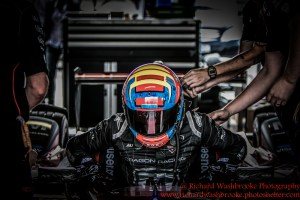 6 Loic Duval (FRA) Dragon Racing Formula E Test Day Donington 17th August 2015 Raw Photo: - Richard Washbrooke Photography