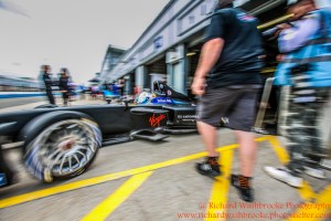2 Sam Bird (GBR) DS Virgin Racing Formula E Team Formula E Test Day Donington 17th August 2015 Raw Photo: - Richard Washbrooke Photography