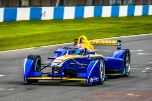 9 Sebastien Buemi (CHE) Renault e.Dams Formula E Test Day Donington 17th August 2015 Raw Photo: - Richard Washbrooke Photography