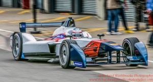 55 Nicola Lapierre (FRA) Team Aguri Formula E Test Day Donington 17th August 2015 Raw Photo: - Richard Washbrooke Photography