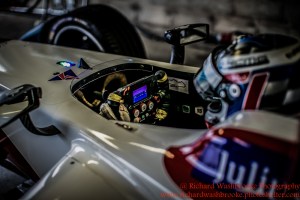 55 Nicola Lapierre (FRA) Team Aguri Formula E Test Day Donington 17th August 2015 Raw Photo: - Richard Washbrooke Photography