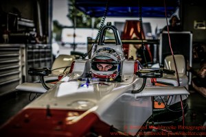 55 Nicola Lapierre (FRA) Team Aguri Formula E Test Day Donington 17th August 2015 Raw Photo: - Richard Washbrooke Photography