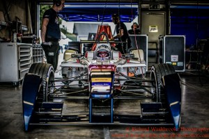 55 Nicola Lapierre (FRA) Team Aguri Formula E Test Day Donington 17th August 2015 Raw Photo: - Richard Washbrooke Photography