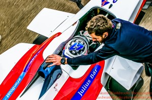 55 Nicola Lapierre (FRA) Team Aguri Formula E Test Day Donington 17th August 2015 Raw Photo: - Richard Washbrooke Photography