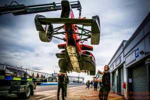 6 Loic Duval Dragon Racing Formula E - Donington Test 24th August 2015 Photo: - Richard Washbrooke Photography
