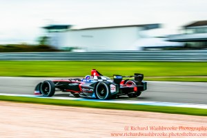 12 Jacques Villeneuve (CAN) Venturi Racing Formula E - Donington Test 24th August 2015 Photo: - Richard Washbrooke Photography