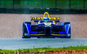 8 Nicolas Prost (FRA) Renault e.Dams Formula E - Donington Test 24th August 2015 Photo: - Richard Washbrooke Photography