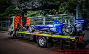 55 Sakon Yamamoto (JPN) Amlin Aguri FormulaE Battersea, London Round 11 2nd Practice Photo: - Richard Washbrooke Photography