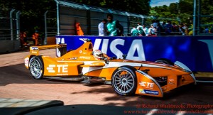 27 Jean-Eric Vergne (FRA) Andretti Autosport FormulaE Battersea, London Round 11 Race Photo: - Richard Washbrooke Photography
