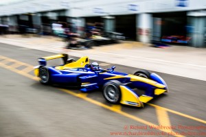 FormulaE Test Day Donington Park 11th August 2015 Photo: - Richard Washbrooke Photography